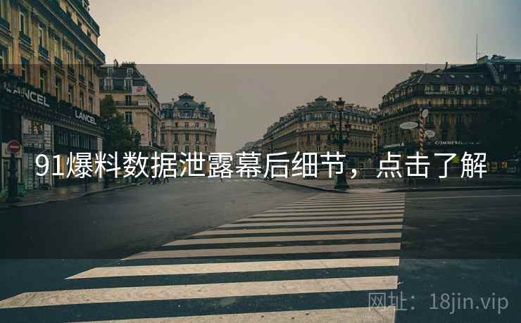 91爆料数据泄露幕后细节,点击了解 91爆料数据泄露幕后细节,点击了解